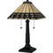 Quoizel Tiffany Table Lamp Tiffany 2 Lights Matte Black TF16139MBK - alternate 3